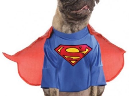 Rubies Pet Shop Superman Jumpsuit Dog Costume For Discount