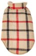 Pet Life Allegiance White & Red Plaid Insulated Dog Coat Supply