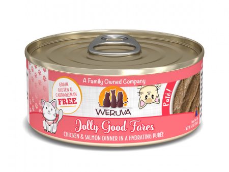 Weruva Classic Cat Pate Jolly Good Fares with Chicken & Salmon Canned Cat Food Cheap