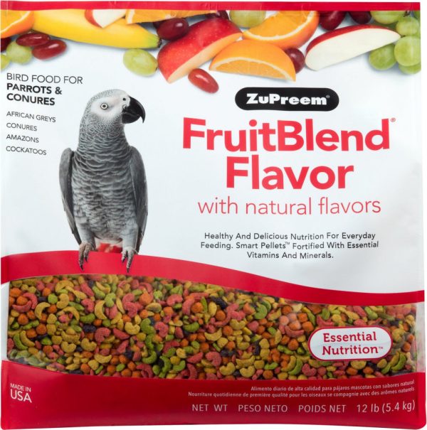 Zupreem FruitBlend Flavor Food with Natural Flavors for Parrots and Conures Supply