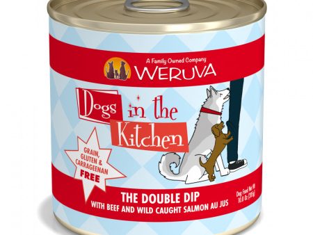 Weruva Dogs in the Kitchen The Double Dip Grain Free Beef & Salmon Canned Dog Food Online