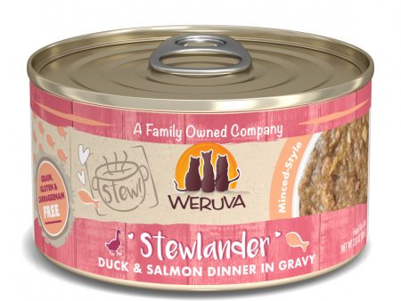 Weruva Classic Cat Stews! Stewlander with Duck & Salmon in Gravy Canned Cat Food Cheap