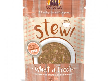 Weruva Classic Cat Stews! What a Crock with Chicken & Salmon in Gravy Canned Cat Food For Sale