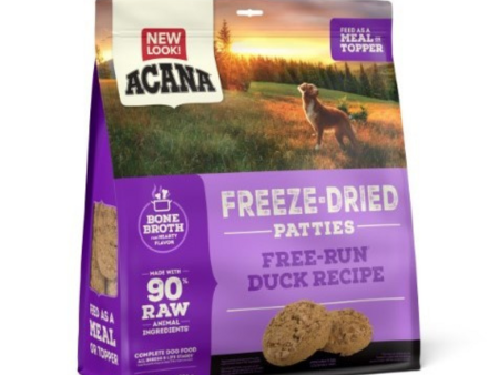 ACANA Freeze Dried Dog Food and Topper Grain Free High Protein Fresh and Raw Animal Ingredients Duck Recipe Patties on Sale