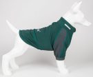 Pet Life Dog Helios Eboneflow Forest Green Flexible Performance Breathable Yoga Dog T-Shirt Online now