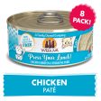 Weruva Classic Cat Pate Press Your Lunch! with Chicken Canned Cat Food Cheap