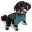 Pet Life Dog Helios Eboneflow Forest Green Flexible Performance Breathable Yoga Dog T-Shirt Online now