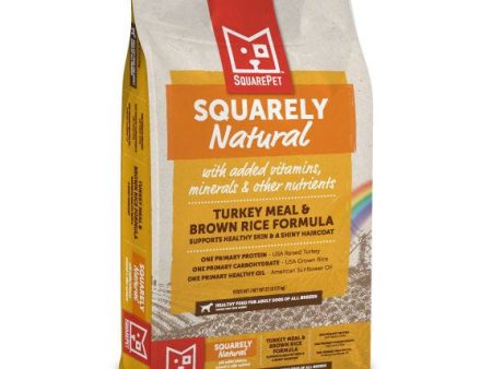 SquarePet Squarely Natural Canine Turkey Meal & Brown Rice Dry Dog Food Online Sale