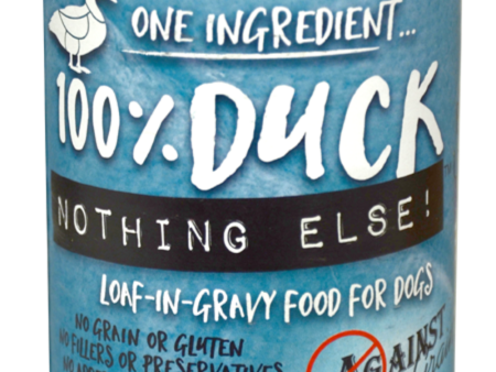 Against the Grain Nothing Else Grain Free One Ingredient 100% Duck Canned Dog Food Online now