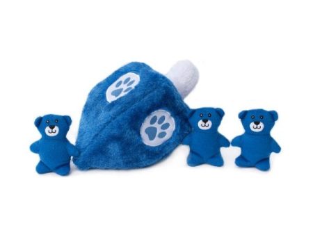 ZippyPaws Hanukkah Zippy Burrow Dreidel Hide and Seek Puzzle Dog Toy Hot on Sale