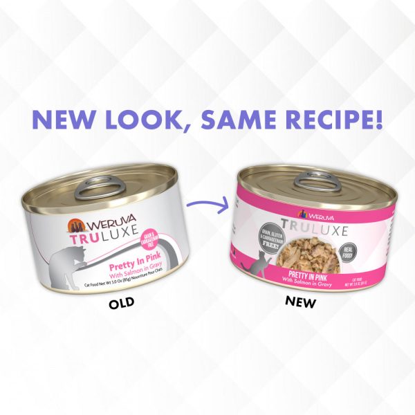 Weruva TRULUXE Pretty In Pink with Salmon in Gravy Canned Cat Food Sale