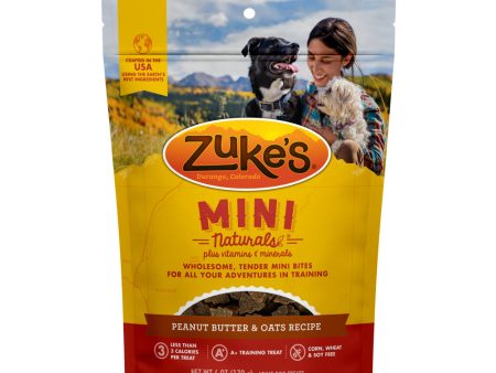 Zukes Peanut Butter Mini Naturals Dog Treats Online Sale