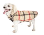 Pet Life Allegiance White & Red Plaid Insulated Dog Coat Supply