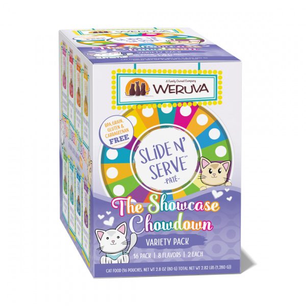 Weruva Slide N  Serve The Showcase Chowdown Wet Cat Food Variety Pack Sale