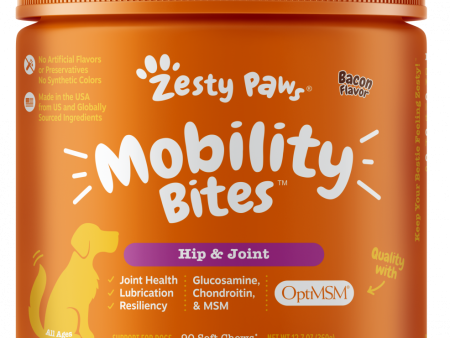 Zesty Paws Mobility Bites Functional Supplement for Hip & Joints for Dogs Online Hot Sale