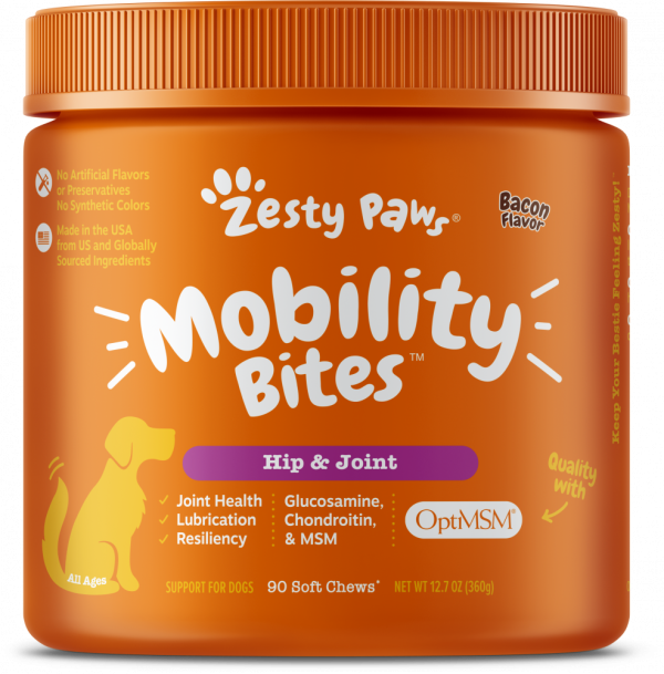 Zesty Paws Mobility Bites Functional Supplement for Hip & Joints for Dogs Online Hot Sale