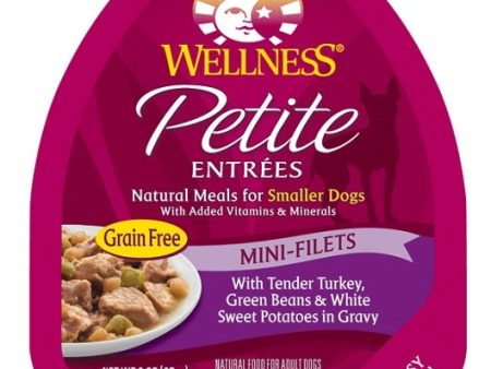 Wellness Petite Entrees Mini-Filets Grain Free Tender Turkey Recipe Wet Dog Food on Sale