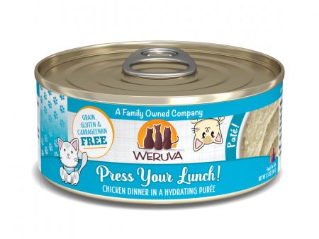 Weruva Classic Cat Pate Press Your Lunch! with Chicken Canned Cat Food Cheap