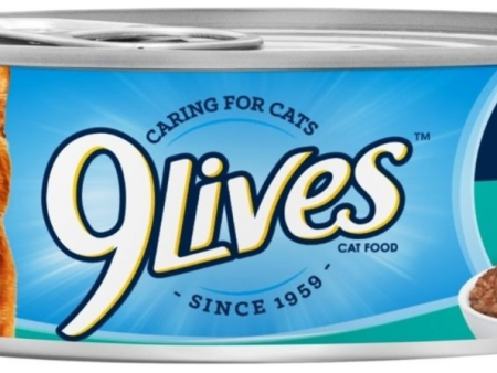 9 Lives Meaty Pate with Chicken and Tuna Dinner Canned Cat Food Cheap