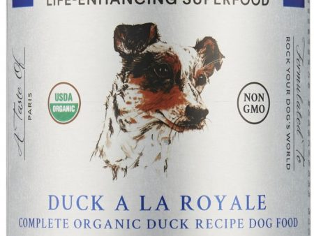 Rockster Duck A La Royale Complete Organic Duck Recipe Canned Dog Food Online now