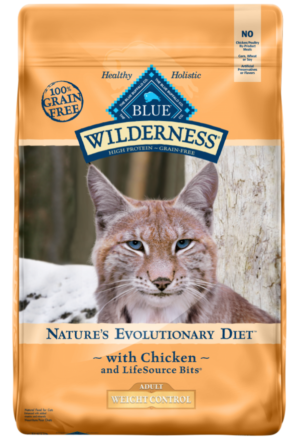 Blue Buffalo Wilderness High-Protein Grain-Free Adult Weight Control Chicken Recipe Dry Cat Food Sale