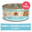 Weruva Classic Cat Stews! Stew s Clues with Turkey Chicken & Salmon in Gravy Canned Cat Food Online now