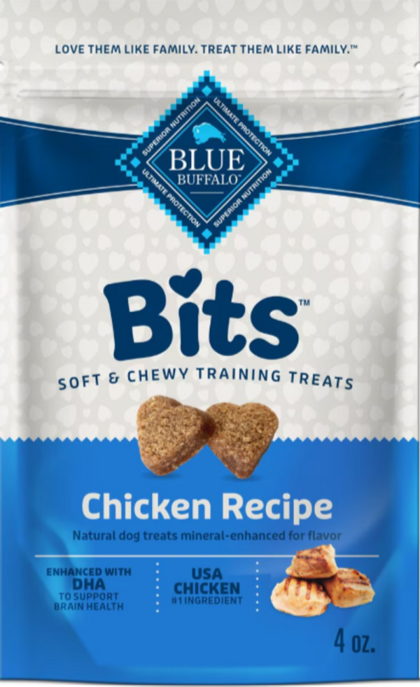 Blue Buffalo Bits Tasty Chicken Natural Soft-Moist Training Treats Online