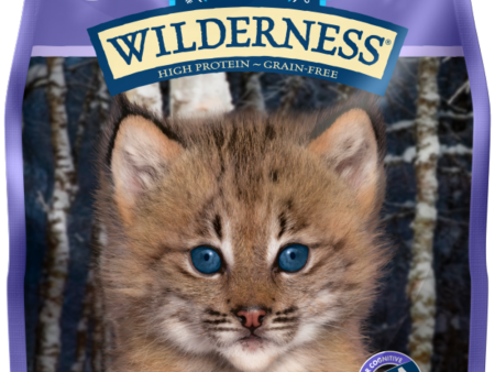 Blue Buffalo Wilderness Kitten High-Protein Grain-Free Chicken Recipe Dry Cat Food For Cheap