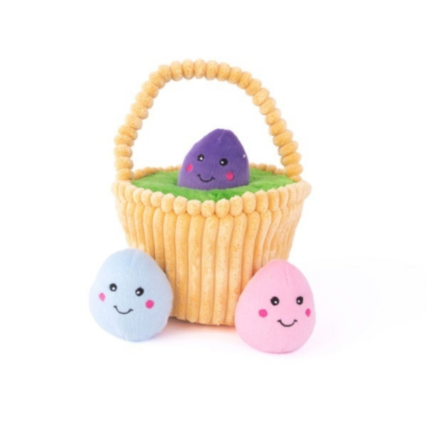 ZippyPaws Zippy Burrow Easter Basket Puzzle Dog Toy Online