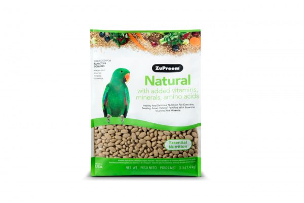 Zupreem Natural Food with Added Vitamins Minerals Amino Acids for Parrots and Conures Supply