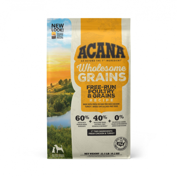 ACANA Wholesome Grains Free-Run Poultry & Grains Recipe Dry Dog Food on Sale