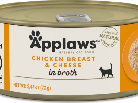 Applaws Natural Wet Cat Food Chicken Breast with Cheese in Broth Supply