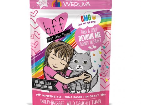 Weruva BFF Tuna & Duck Devour Me Pouches Wet Cat Food Hot on Sale