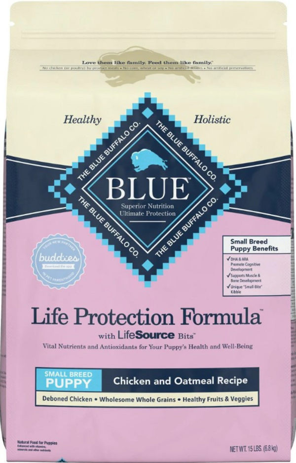 Blue Buffalo Life Protection Formula Small Breed Puppy Chicken & Oatmeal Recipe Dry Dog Food Discount