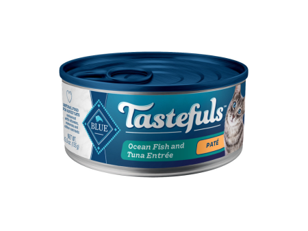 Blue Buffalo Tastefuls Adult Pate Ocean Fish & Tuna Entree Wet Cat Food Cheap