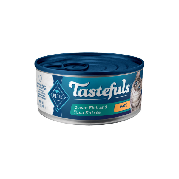 Blue Buffalo Tastefuls Adult Pate Ocean Fish & Tuna Entree Wet Cat Food Cheap