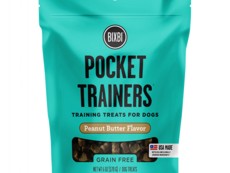 BIXBI Pocket Trainers Peanut Butter Dog Treats Online Hot Sale