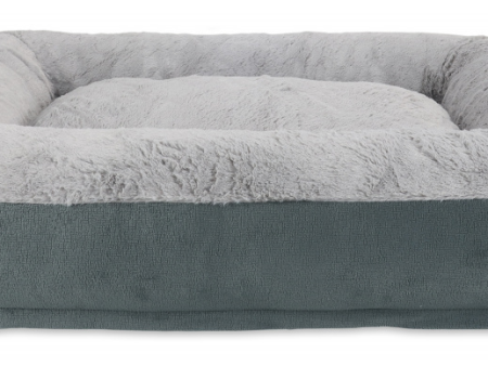 Arlee Pet Products Haarper Ortho Grey Rectangle Slumber Grey Cheap