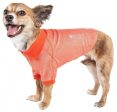 Pet Life Active Relax Stretch Fur Flexed Orange Polo Dog T-Shirt Online