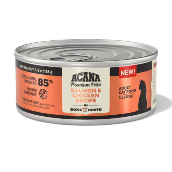 ACANA Salmon and Chicken in Bone Broth Wet Cat Food Fashion