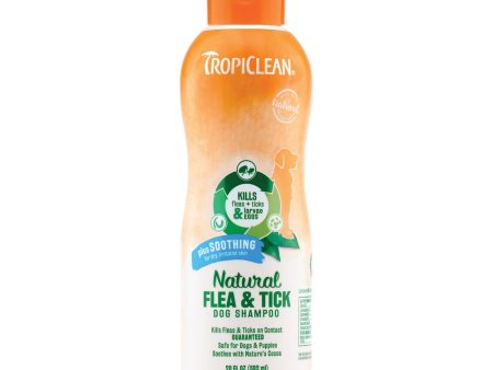 Tropiclean Natural Flea & Tick Shampoo Plus Soothing Discount