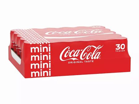 Coca-Cola Mini Cans 7.5 fl. oz., 30 pk. Hot on Sale