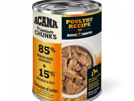 ACANA Premium Chunks Grainfree Poultry Recipe in Bone Broth Wet Dog Food Cheap