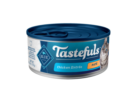 Blue Buffalo Tastefuls Adult Pate Chicken Entree Wet Cat Food Online now