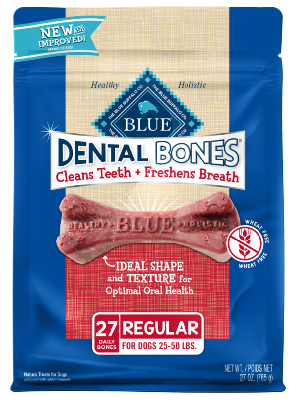 Blue Buffalo Blue All Natural Dental Bones Dog Treats Online