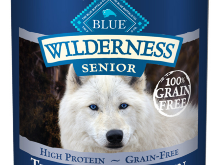 Blue Buffalo Wilderness High-Protein Grain-Free Turkey & Chicken Grill Senior Canned Dog Food For Cheap