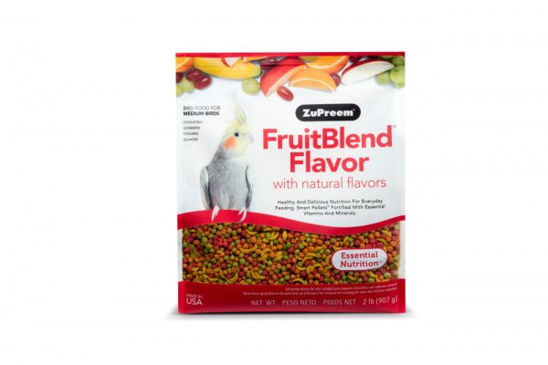 Zupreem FruitBlend Flavor Food with Natural Flavors for Medium Birds Online Hot Sale