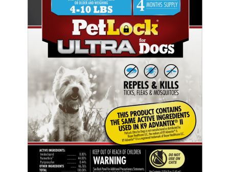 Petlock Ult Max Flea & Tick for Dogs Fashion