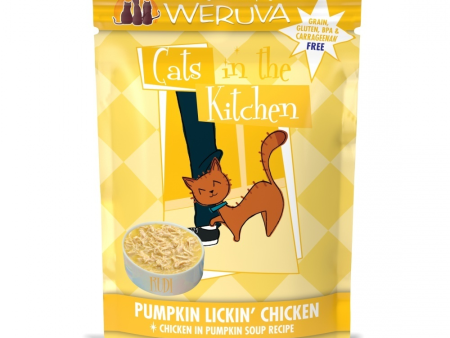 Weruva Cats In the Kitchen Pumpkin Lickin Chicken Pouches Wet Cat Food For Sale