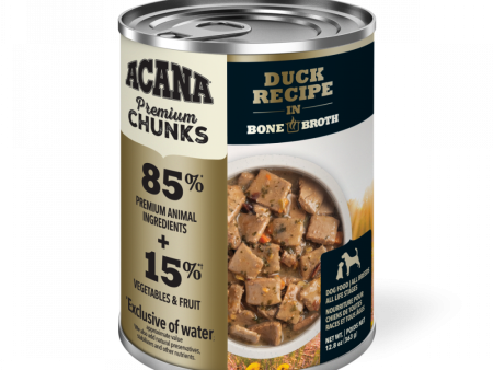 ACANA Premium Chunks Grainfree Duck Recipe in Bone Broth Wet Dog Food For Discount